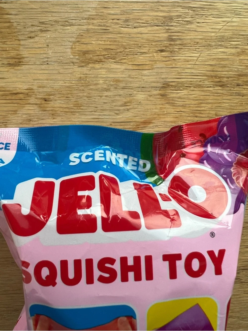 Blue Jelly Squishi Toy Jello  - Kids Sensory Play
